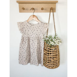 Rabbit + Bear 4T GUC Stars Muslin Dress